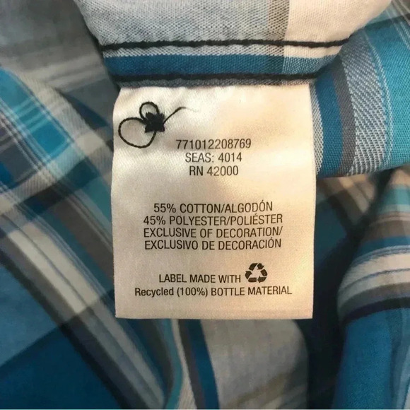 Route 66 Mens XL Button Front Shirt - Picture 9 of 9